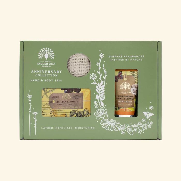 The English Soap Company Trio Hand & Body - Sicilian Lemon & Sweet Orange